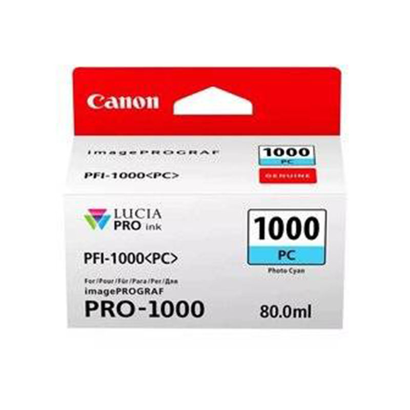 Tusz Canon  PFI-1000 do iPF Pro-1000  | 80ml | cyan | 4875 str 
