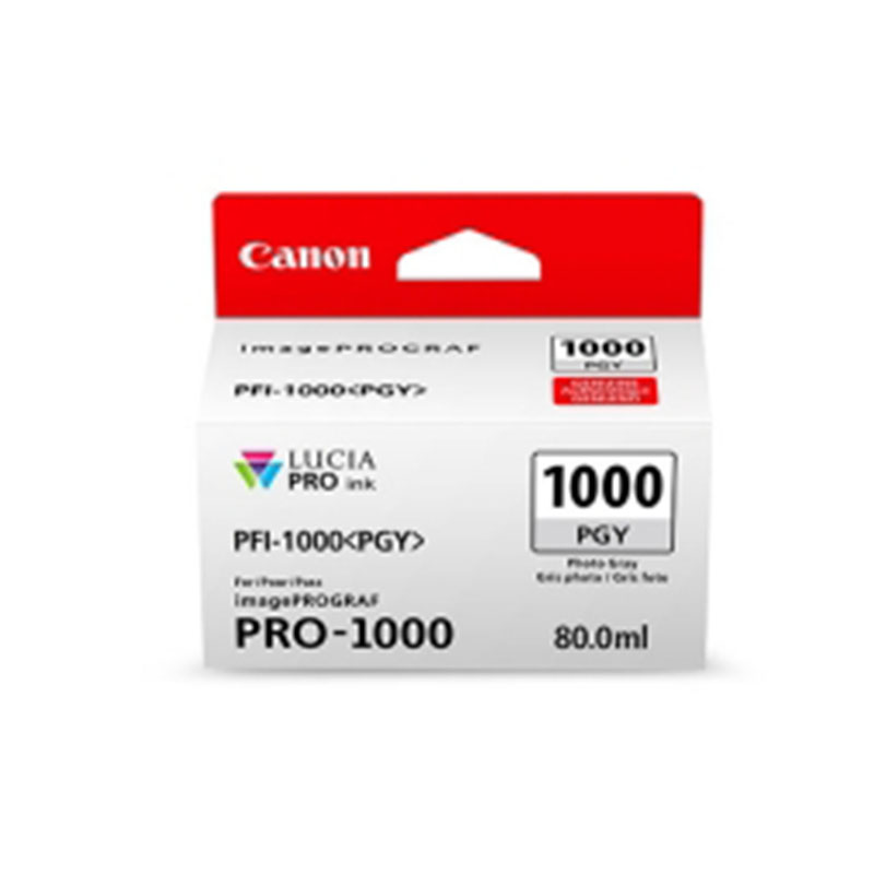 Tusz Canon  PFI-1000 do  iPF Pro-1000  | 80ml | photo grey | 3165 str 