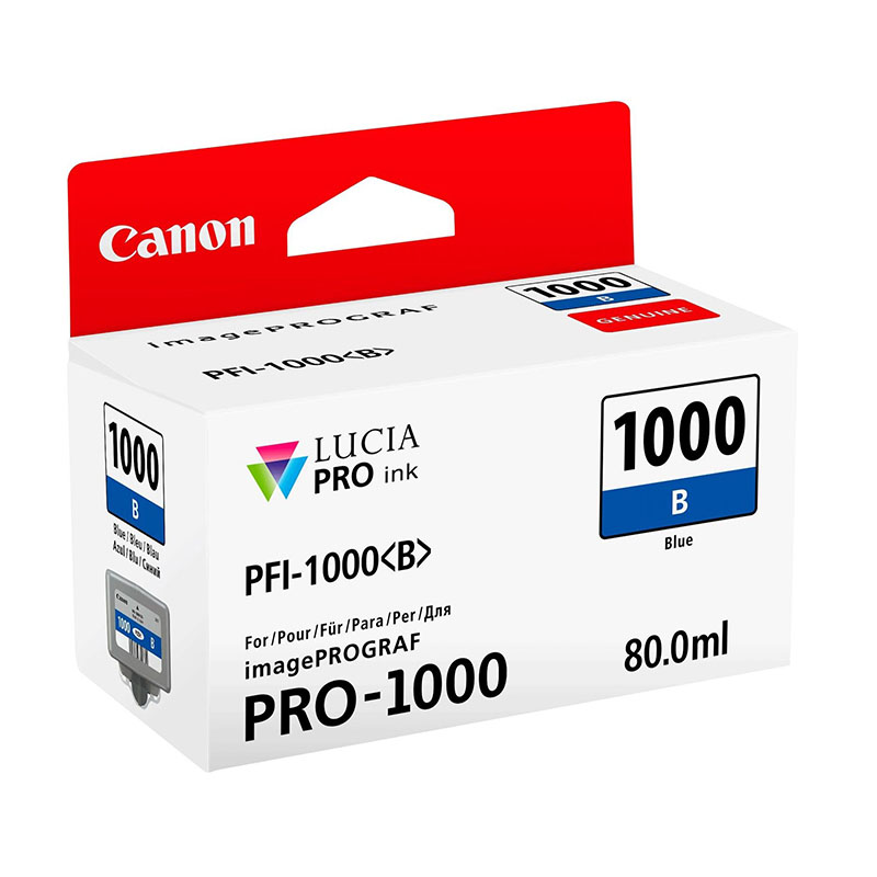 Tusz Canon  PFI-1000 do iPF Pro-1000  | 80ml | blue | 4875 str 