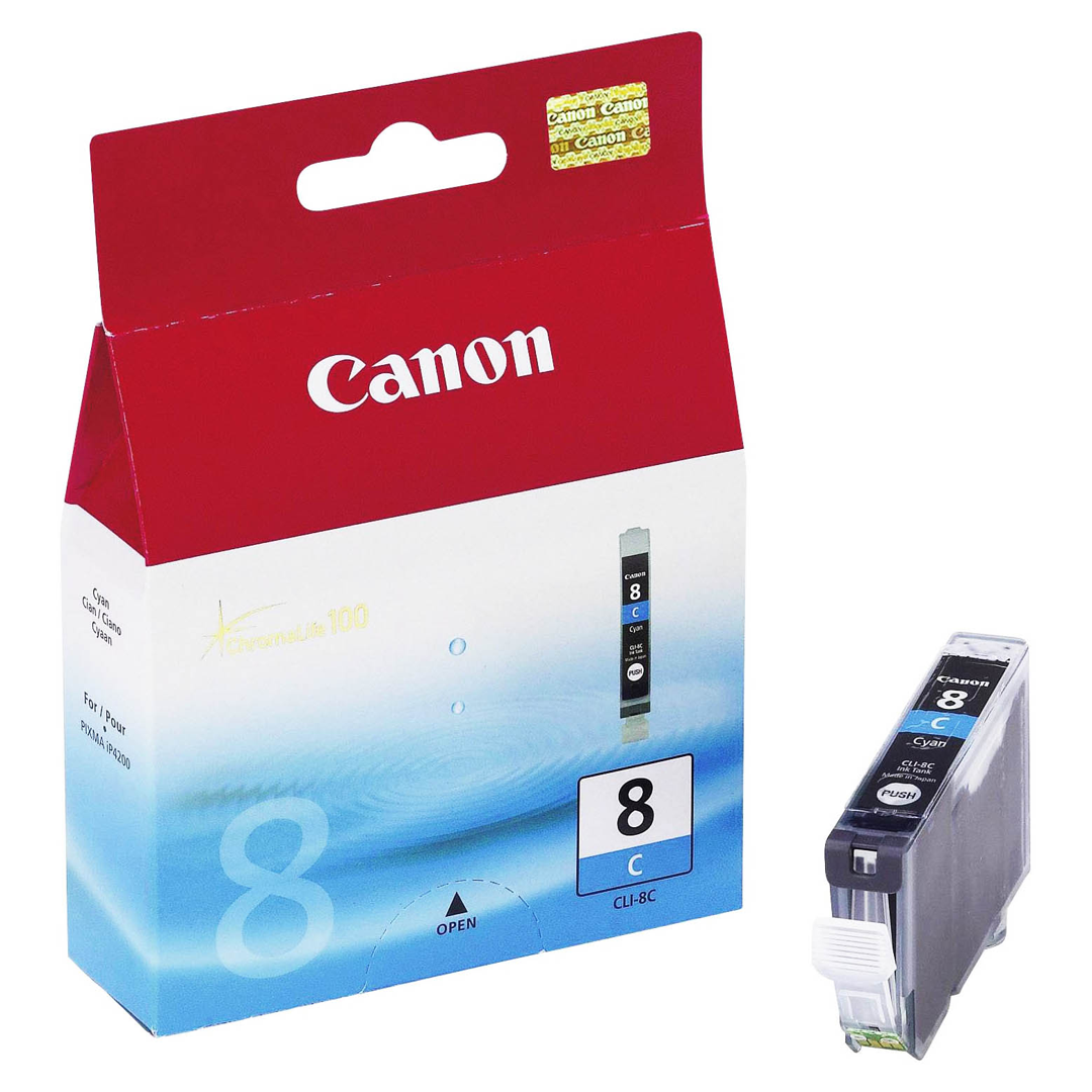 Tusz Canon CLI8C do iP-4200/4300/5200/5300/6600, MP-500/600/800 | 13ml | cyan 