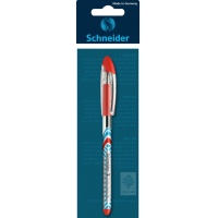 Długopis SCHNEIDER Slider Basic, M, zawieszka, czerwony 