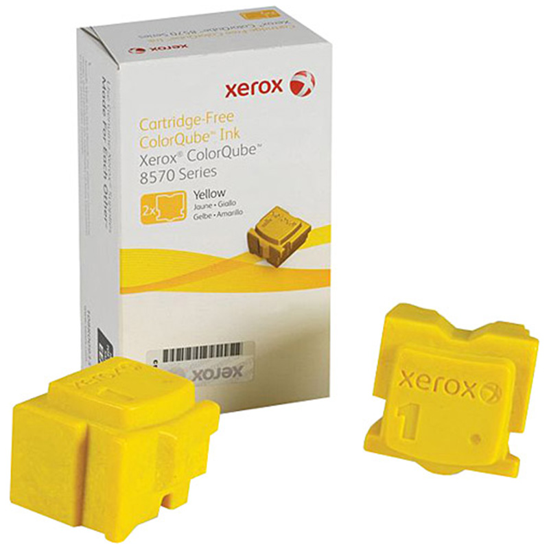 Kostki barwiące  Xerox do ColorQube 8570N/DN/DT | 4 400 str. | yellow 