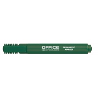 Marker permanentny OFFICE PRODUCTS, ścięty, 1-5mm (linia), zielony 