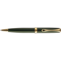 Długopis DIPLOMAT Excellence A2, zielony/złoty 