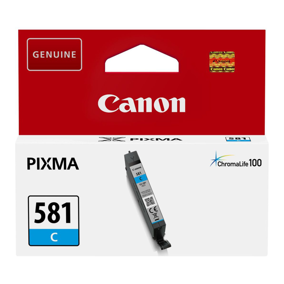 Tusz Canon CLI-581C do  Pixma TR7550/TR8550/TS6150  | 5,6ml | cyan