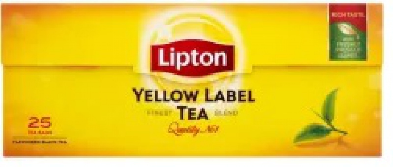 Herbata LIPTON Yellow Label, 25 torebek 