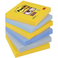 Karteczki samoprzylepne POST-IT® Super Sticky (654-6SS-NY), 76x76mm, 6x90 kart., new york