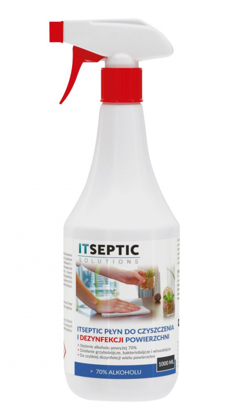 Płyn do czyszczenia i dezynfekcji powierzchni ITSEPTIC, 1000ml 