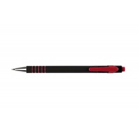 Długopis automatyczny Q-CONNECT LAMBDA, 0,7mm, czerwony 