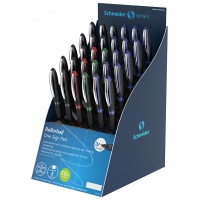 Display piór kulkowych SCHNEIDER One Sign Pen, 1,0 mm, 30 szt., mix kolorów