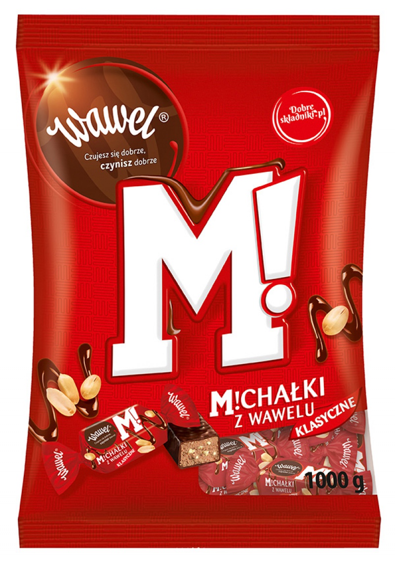 Cukierki czekoladowe WAWEL MICHAŁKI ZAMKOWE, 1kg.