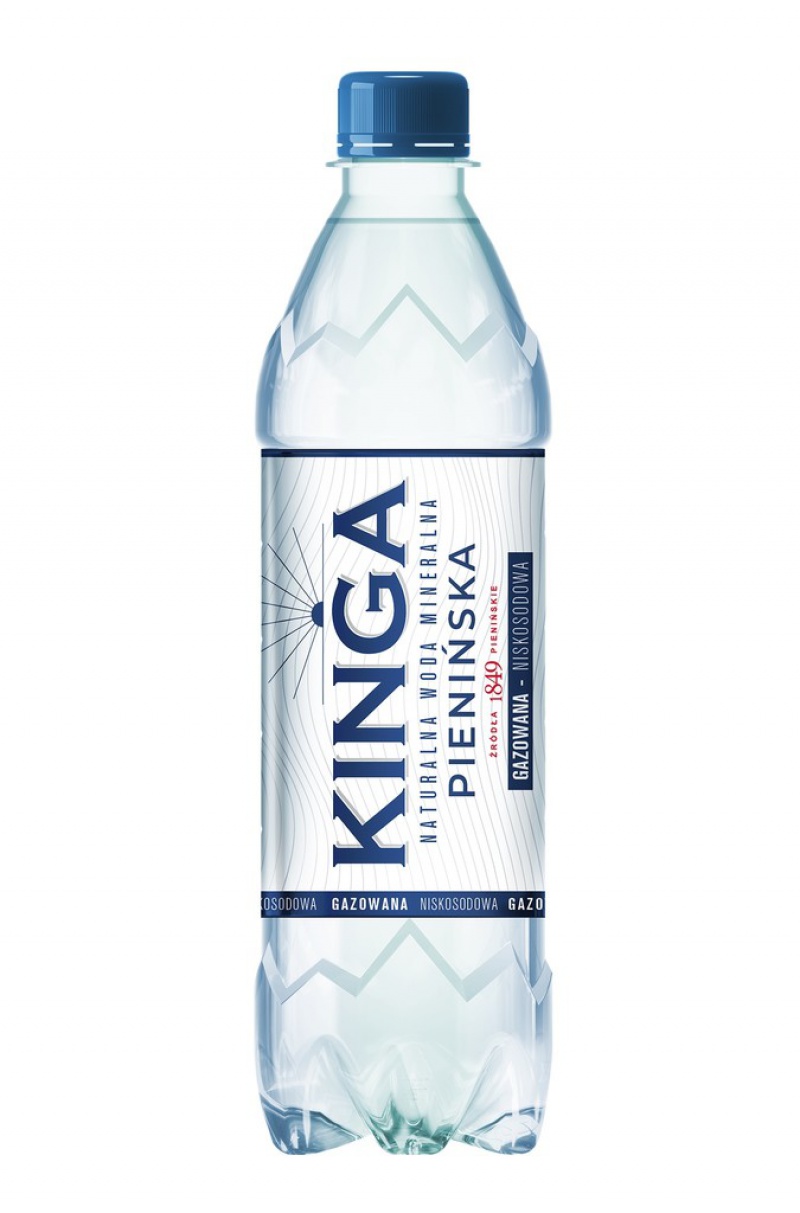 Woda mineralna KINGA PIENIŃSKA, gazowana, 0,5l 