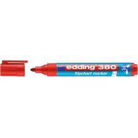 Marker do flipchartów e-380 EDDING, 1,5-3mm, czerwony 