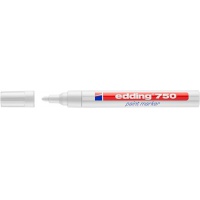 Marker olejowy e-750 EDDING, 2-4 mm, biały 