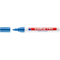 Marker olejowy e-750 EDDING, 2-4 mm, niebieski 