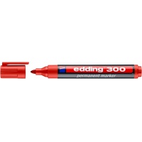 Marker permanentny A8 e-300 EDDING, czerwony