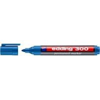 Marker permanentny e-300 EDDING, 1,5-3mm, jasnoniebieski 