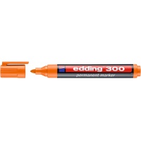 Marker permanentny e-300 EDDING, 1,5-3mm, pomarańczowy 