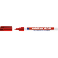 Marker permanentny e-400 EDDING, 1mm, czerwony