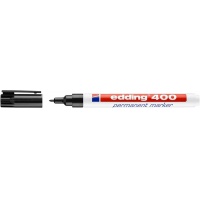 Marker permanentny e-400 EDDING, 1 mm, czarny