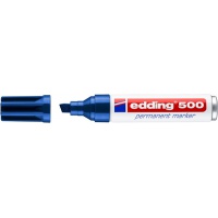 Marker permanentny e-500 EDDING, 2-7mm, niebieski
