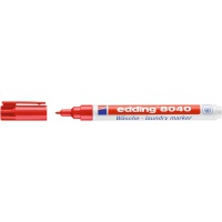 Marker do ubrań e-8040 EDDING, 1 mm, czerwony 