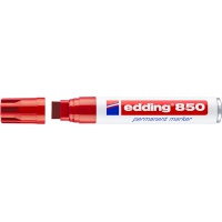 Marker permanentny e-850 EDDING, 5-15 mm, czerwony 