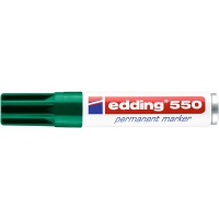 Marker permanentny e-550 EDDING, 3-4 mm, zielony