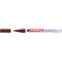 Marker olejowy połyskujący e-751 EDDING, 1-2 mm, brązowy