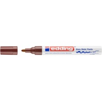 Marker olejowy połyskujący e-750 EDDING, 2-4 mm, brązowy