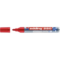 Marker do tablic suchościeralnych e-250 EDDING, 1,5-3 mm, czerwony