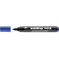 Marker permanentny e-103 EDDING, niebieski