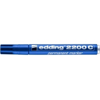 Marker permanentny e-2200 C EDDING, 1-5 mm, niebieski
