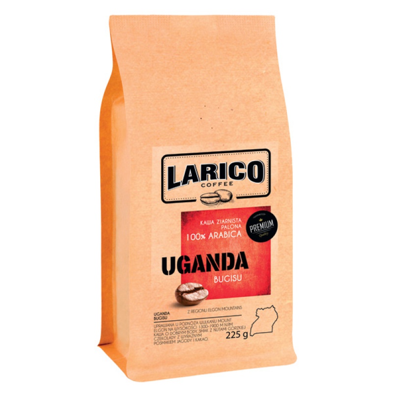 Kawa LARICO Uganda Bugisu, ziarnista, 225g 