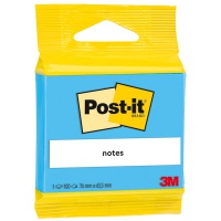 Karteczki samoprzylepne Post-it, 100 kart., niebieskie 