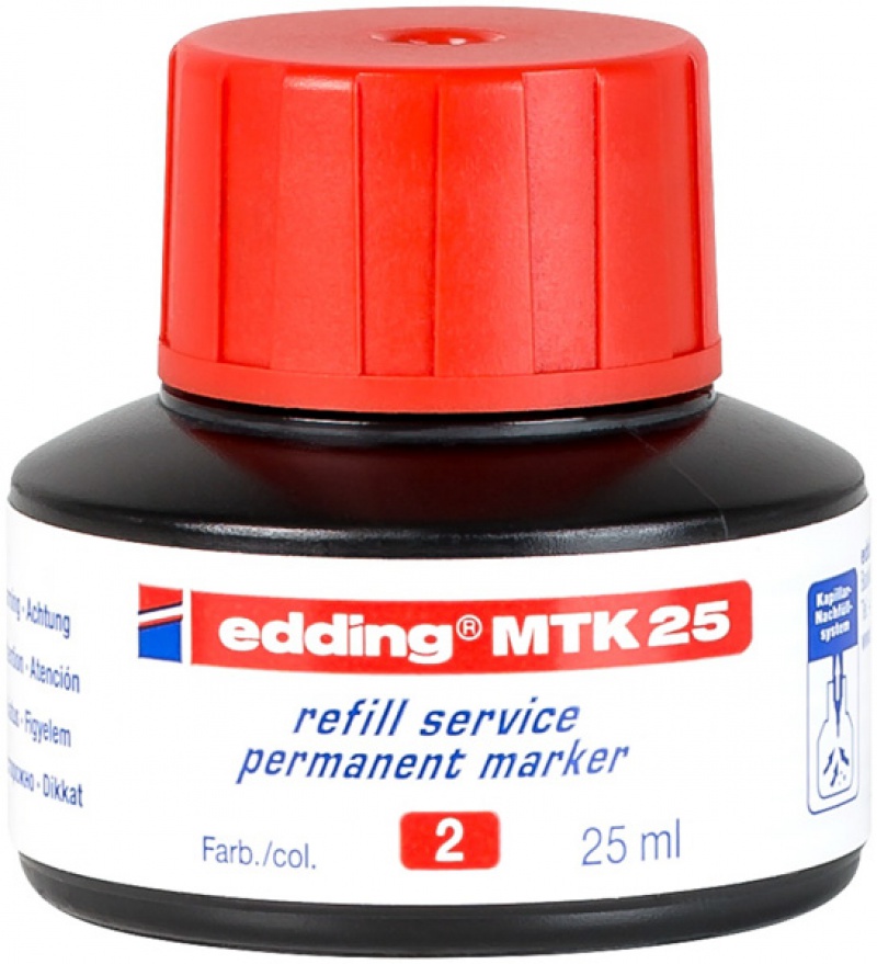 Tusz do uzupełniania markerów permanentnych e-MTK 25 EDDING, czerwony