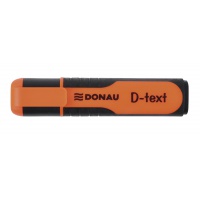 Zakreślacz DONAU D-Text, 1-5mm (linia), eurozawieszka, pomarańczowy