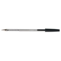 Długopis Q-CONNECT z wymiennym wkładem 0,7mm (linia), zawieszka, czarny 