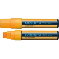 Marker kredowy SCHNEIDER Maxx 260 Deco, 5-15mm, zawieszka, pomarańczowy 