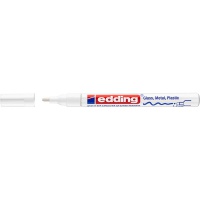 Marker olejowy połyskujący e-751 EDDING, 1-2 mm, biały 