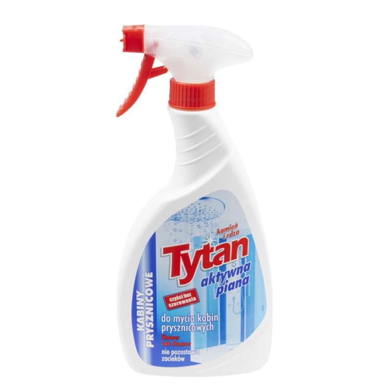 Płyn do mycia kabin prysznicowych TYTAN, spray, 500 ml 