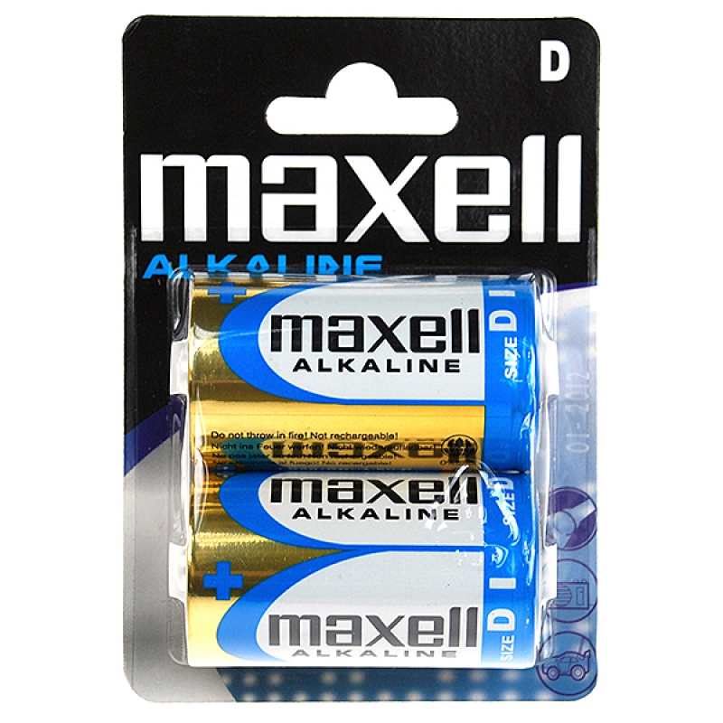 Bateria MAXELL alkaliczna LR20, 2 szt. 