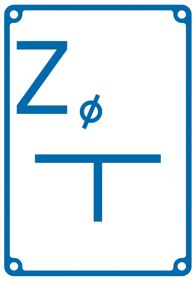 Znak TDC, Tablica orientacyjna dla zasuwy