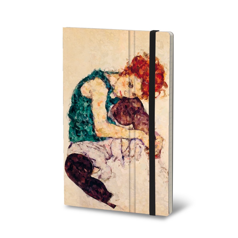 Notatnik STIFFLEX, 13x21cm, 192 strony, Schiele 