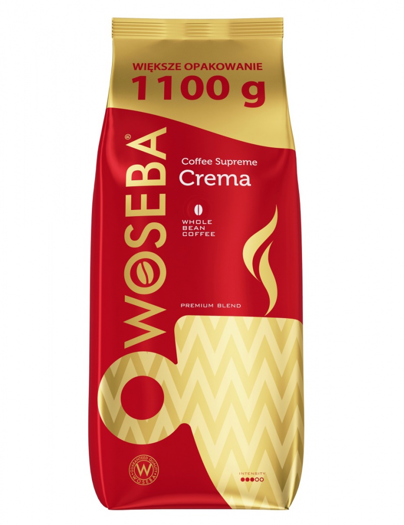 Kawa WOSEBA Premium CREMA GOLD, ziarnista, 1100g
