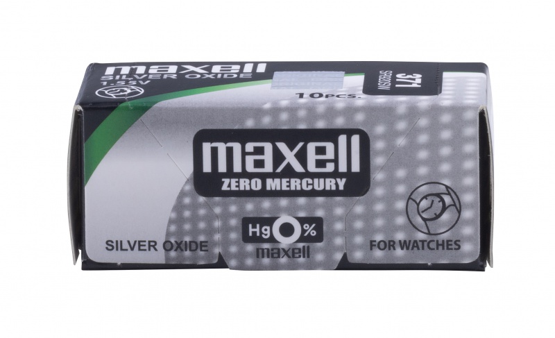 Bateria MAXELL srebrowa, zegarkowa, SR920SW (371), 10 szt. 
