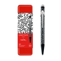 Długopis CARAN D'ACHE 849, Keith Haring, w pudełku, czarny