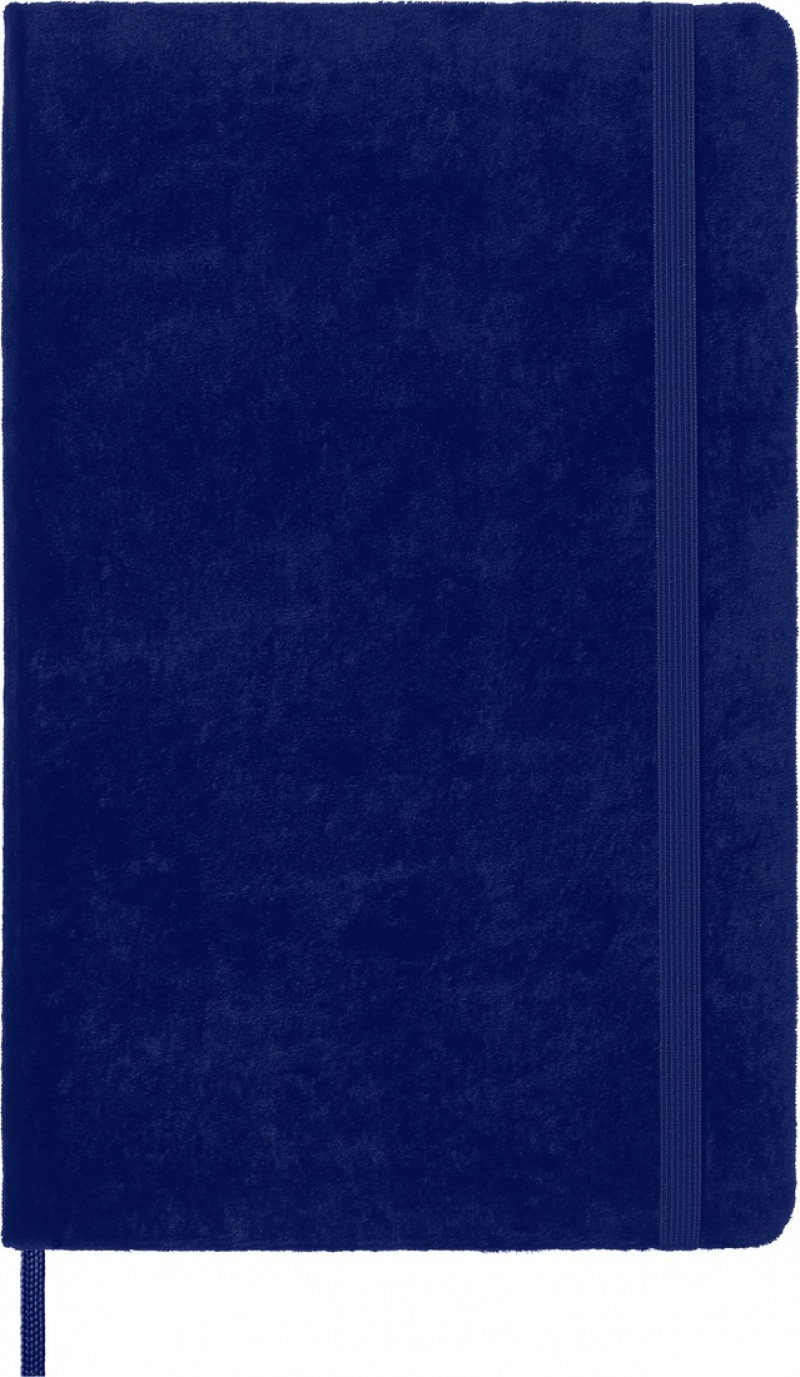 Notes MOLESKINE edycja limitowana Velvet L (13x21 cm) w linie, BOX, purpurowy
