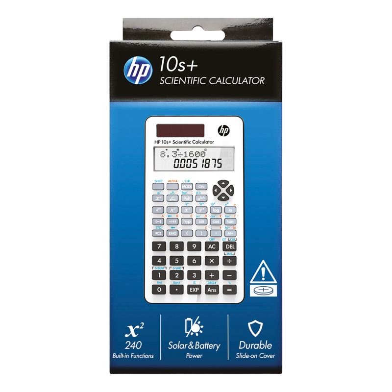 Kalkulator naukowy HP-10SPLUS/INT BX, 240 funkcji, 147x77x24mm, biały 