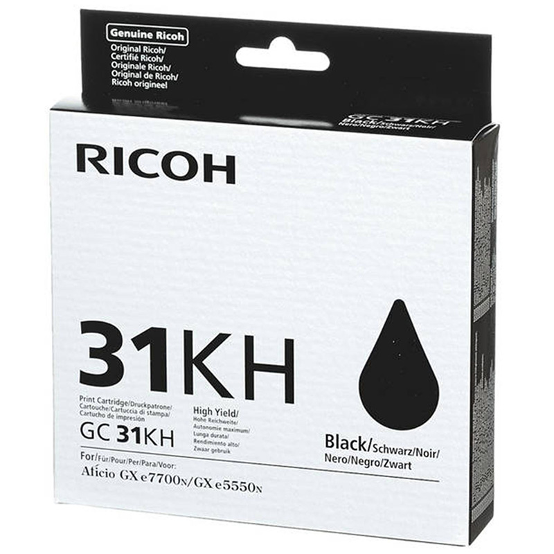 Tusz Ricoh do GX e5550N | 1 500 str. | black 